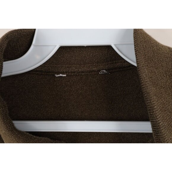 Vintage 90s Streetwear Mens Medium Faded Striped Long Sleeve Rugby Polo Brown - Picture 4 of 9